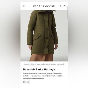 Canadá Goose Rossclair Parka